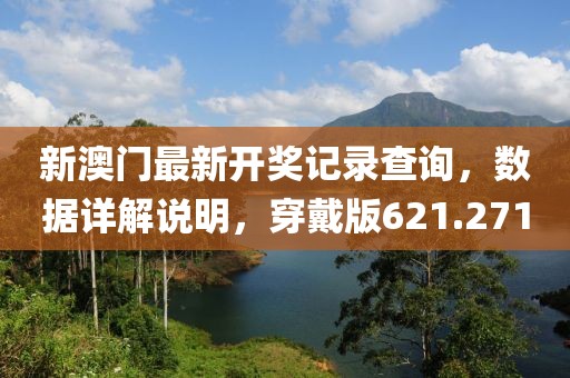 新澳门最新开奖记录查询，数据详解说明，穿戴版621.271