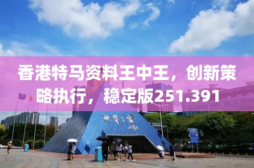 香港特马资料王中王，创新策略执行，稳定版251.391