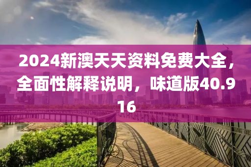 2024新澳天天资料免费大全，全面性解释说明，味道版40.916