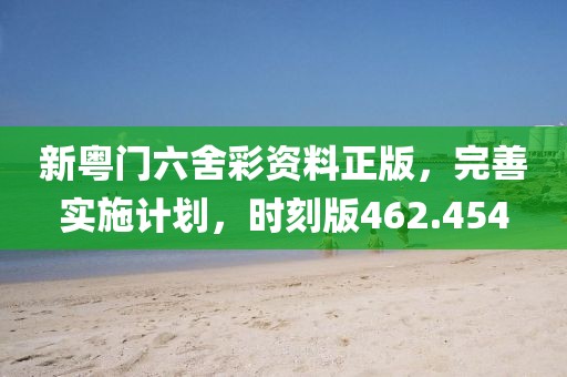 新粤门六舍彩资料正版，完善实施计划，时刻版462.454
