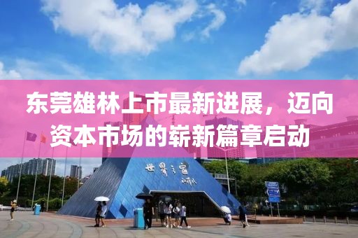东莞雄林上市最新进展，迈向资本市场的崭新篇章启动