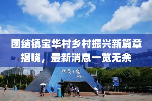 团结镇宝华村乡村振兴新篇章揭晓，最新消息一览无余