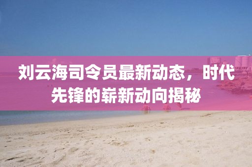 刘云海司令员最新动态，时代先锋的崭新动向揭秘