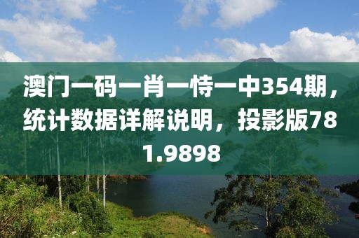 澳门一码一肖一恃一中354期，统计数据详解说明，投影版781.9898