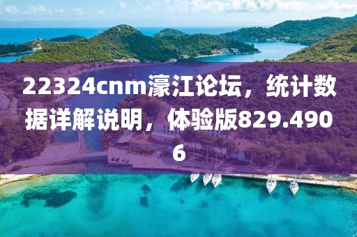 22324cnm濠江论坛，统计数据详解说明，体验版829.4906