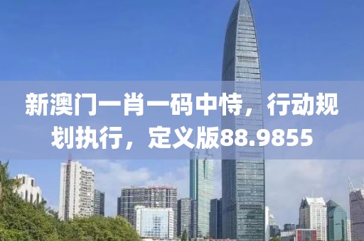 新澳门一肖一码中恃，行动规划执行，定义版88.9855