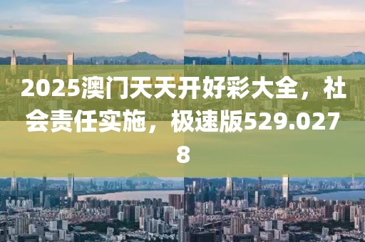 2025澳门天天开好彩大全，社会责任实施，极速版529.0278