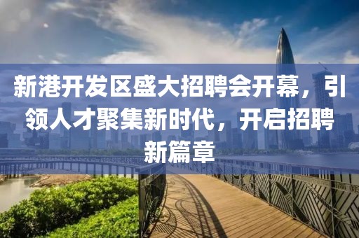 新港开发区盛大招聘会开幕，引领人才聚集新时代，开启招聘新篇章