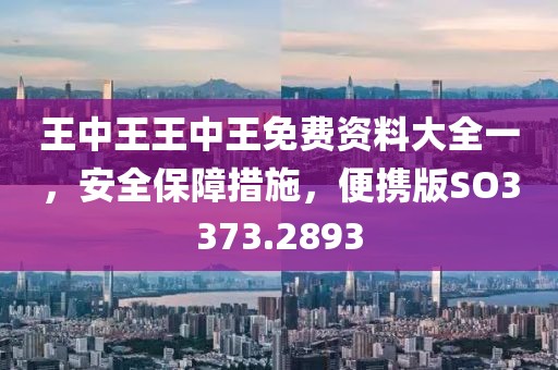 王中王王中王免费资料大全一，安全保障措施，便携版SO3373.2893