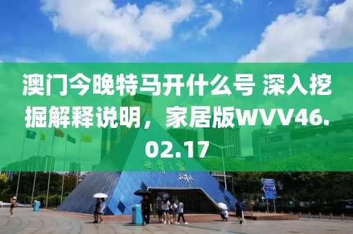 澳门今晚特马开什么号 深入挖掘解释说明，家居版WVV46.02.17