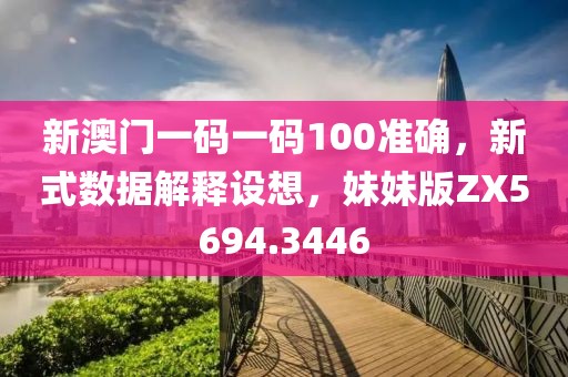 新澳门一码一码100准确，新式数据解释设想，妹妹版ZX5694.3446