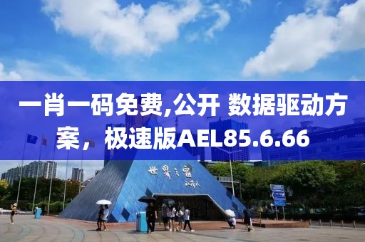 一肖一码免费,公开 数据驱动方案，极速版AEL85.6.66