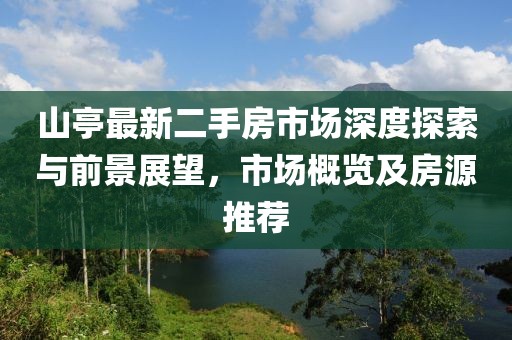 山亭最新二手房市场深度探索与前景展望，市场概览及房源推荐