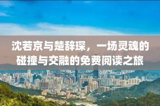 沈若京与楚辞琛，一场灵魂的碰撞与交融的免费阅读之旅