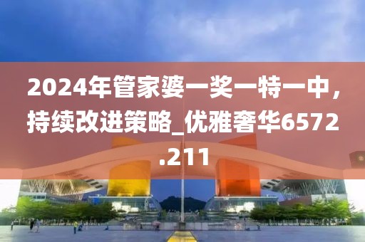 2024年管家婆一奖一特一中，持续改进策略_优雅奢华6572.211