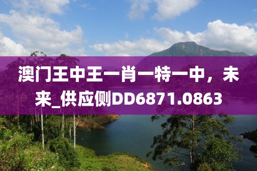 澳门王中王一肖一特一中，未来_供应侧DD6871.0863