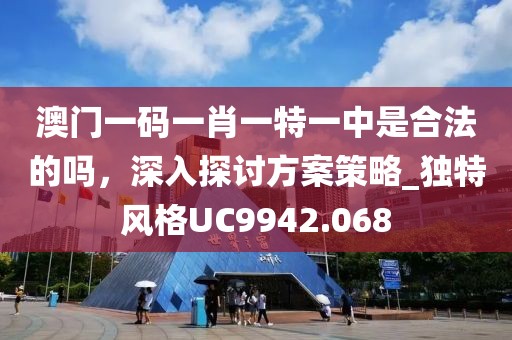 澳门一码一肖一特一中是合法的吗，深入探讨方案策略_独特风格UC9942.068