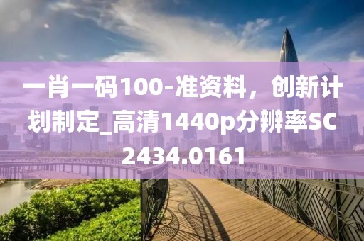一肖一码100-准资料，创新计划制定_高清1440p分辨率SC2434.0161