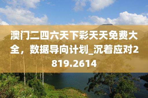 澳门二四六天下彩天天免费大全，数据导向计划_沉着应对2819.2614