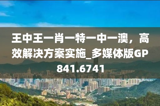 王中王一肖一特一中一澳，高效解决方案实施_多媒体版GP841.6741
