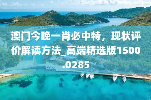 澳门今晚一肖必中特，现状评价解读方法_高端精选版1500.0285