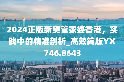 2024正版新奥管家婆香港，实践中的精准剖析_高效简版YX746.8643