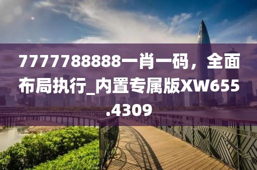 7777788888一肖一码，全面布局执行_内置专属版XW655.4309