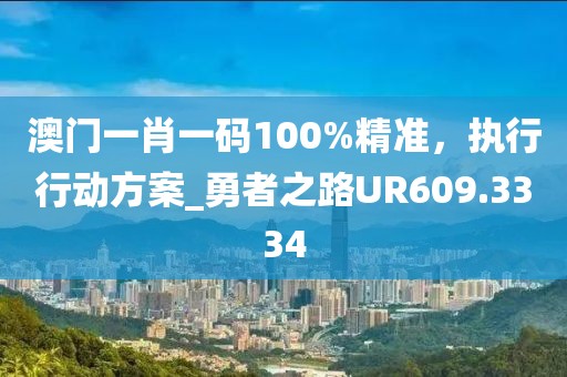澳门一肖一码100%精准，执行行动方案_勇者之路UR609.3334