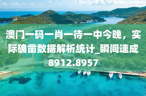 澳门一码一肖一待一中今晚，实际确凿数据解析统计_瞬间速成8912.8957