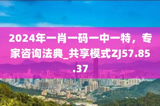 2024年一肖一码一中一特，专家咨询法典_共享模式ZJ57.85.37