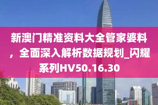 新澳门精准资料大全管家婆料，全面深入解析数据规划_闪耀系列HV50.16.30