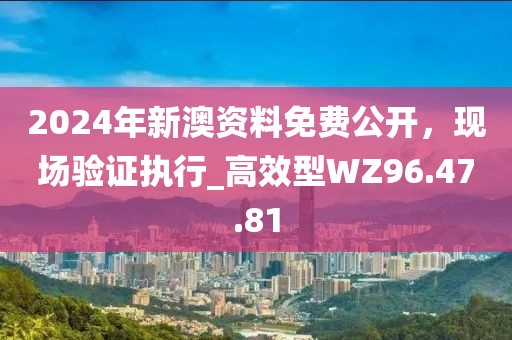 2024年新澳资料免费公开，现场验证执行_高效型WZ96.47.81