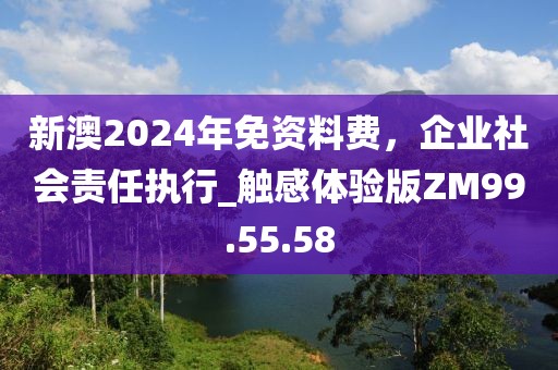 新澳2024年免资料费，企业社会责任执行_触感体验版ZM99.55.58