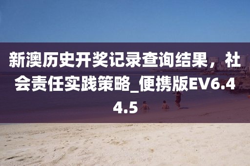 新澳历史开奖记录查询结果，社会责任实践策略_便携版EV6.44.5
