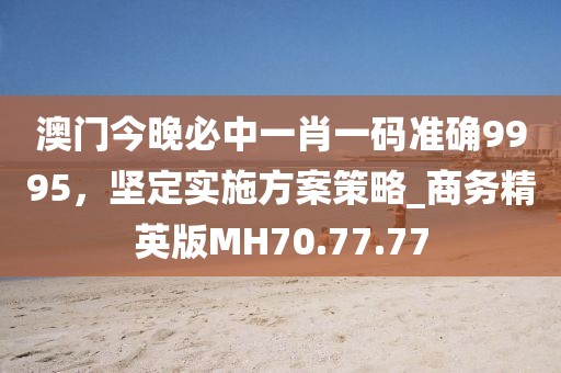 澳门今晚必中一肖一码准确9995，坚定实施方案策略_商务精英版MH70.77.77